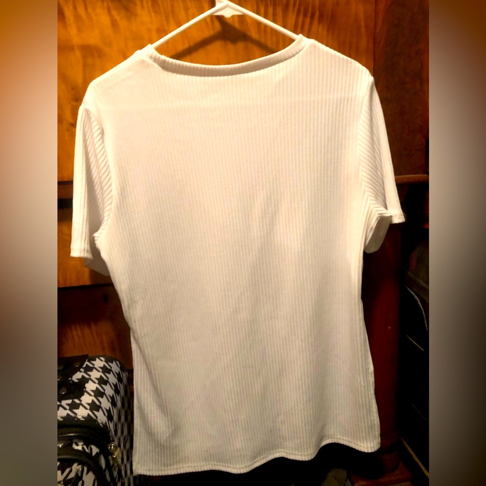 Shein white top